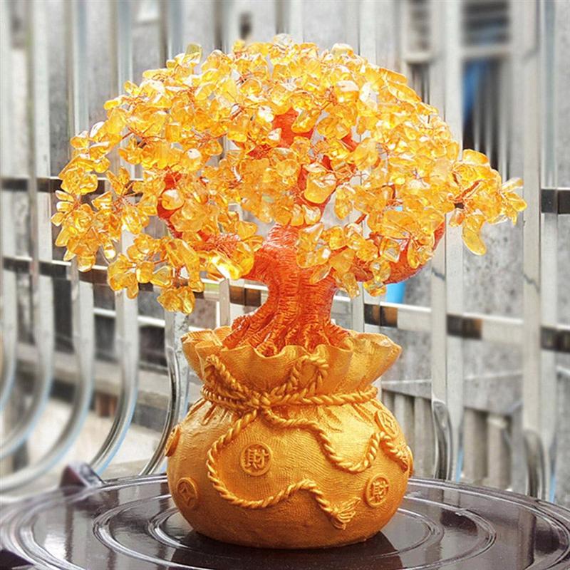 Lucky Wealth Crystal Tree