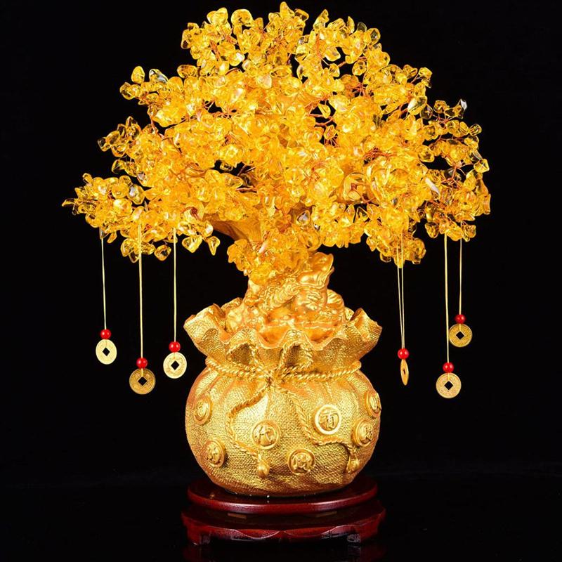 Lucky Wealth Crystal Tree