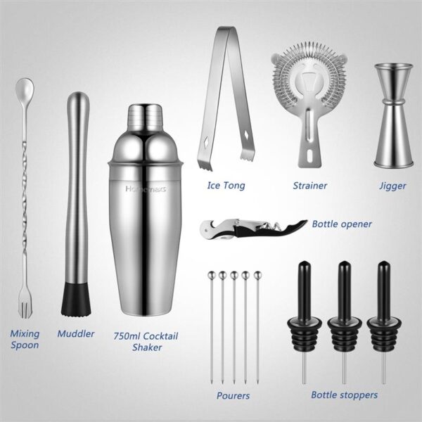 Cocktail Making Tools Set 17 Pcs - Image 4