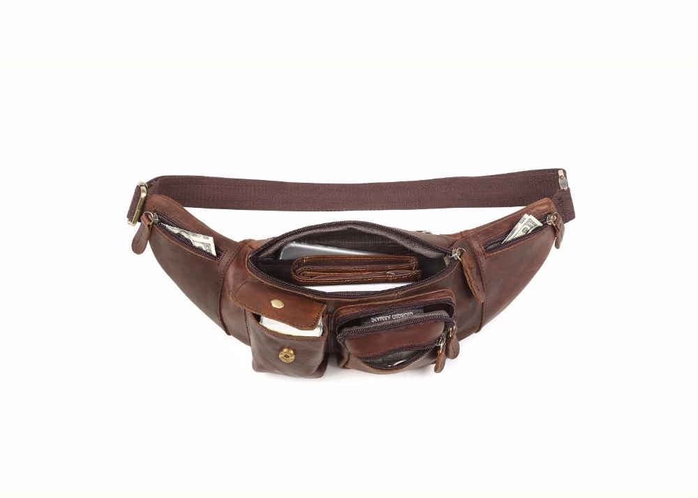 Men's Genuine Leather Waist Bag