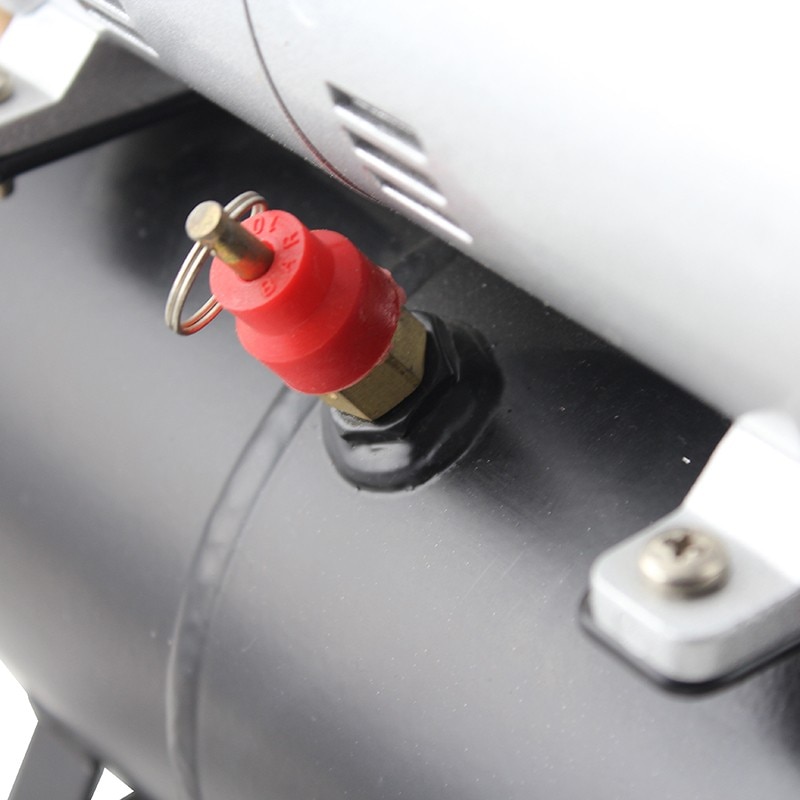 Compact Air Compressor with Dual Action Airbrush