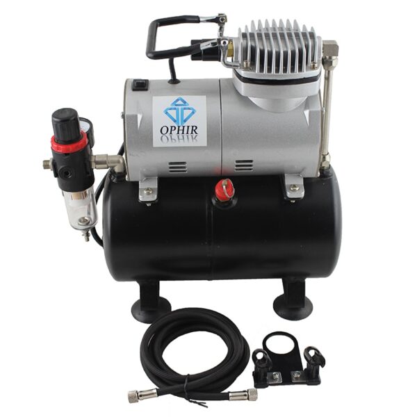 Compact Air Compressor with Dual Action Airbrush - Image 5