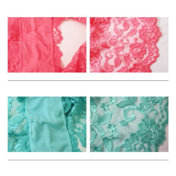 Set of Multicolored Women's Panties in Lace - Image 6