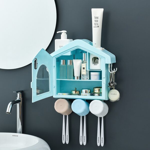 Cozy House Toothbrush Holder