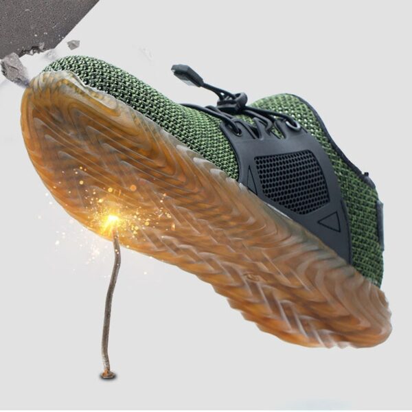 Breathable Mesh Steel Toe Sneakers - Image 5