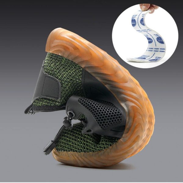 Breathable Mesh Steel Toe Sneakers - Image 4