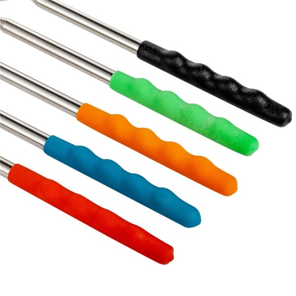 BBQ Roasting Sticks with Silicone Handle 5 pcs Set - Image 6