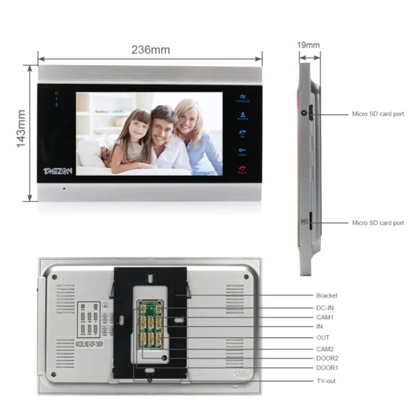 7 Inch Video Door Security System - Image 4