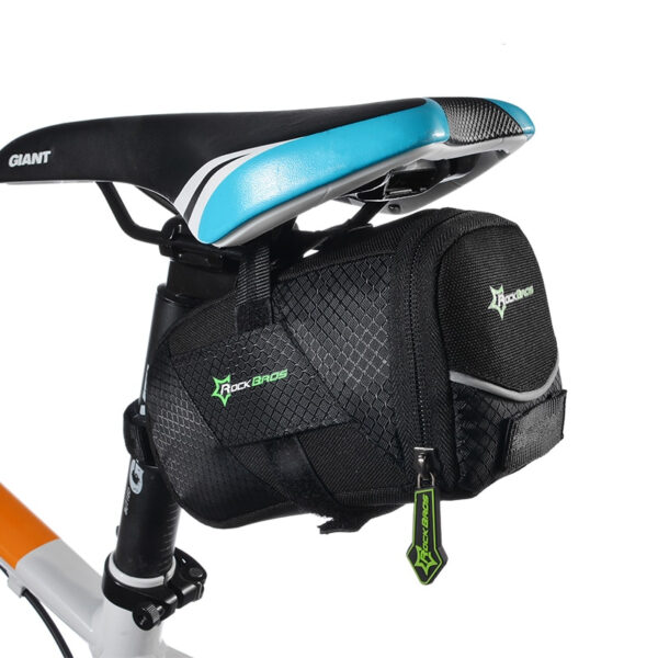 Waterproof Reflective Nylon Bicycle Saddle Bag