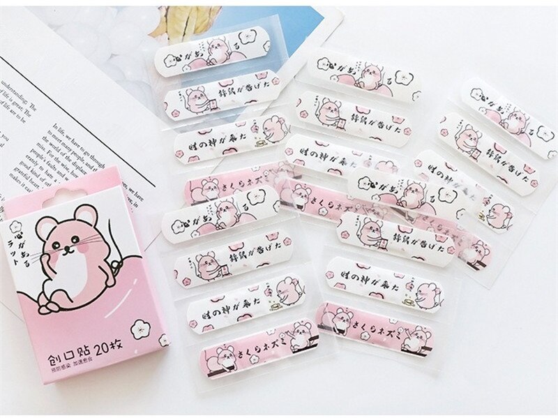 Printed Breathable Medical Patches 20 pcs Set