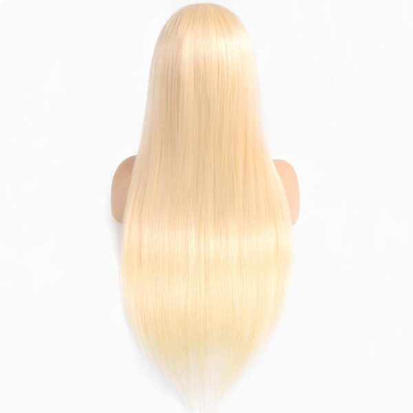 Lace Front Blonde Straight Human Hair Wig - Image 6