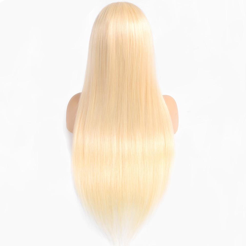 Lace Front Blonde Straight Human Hair Wig