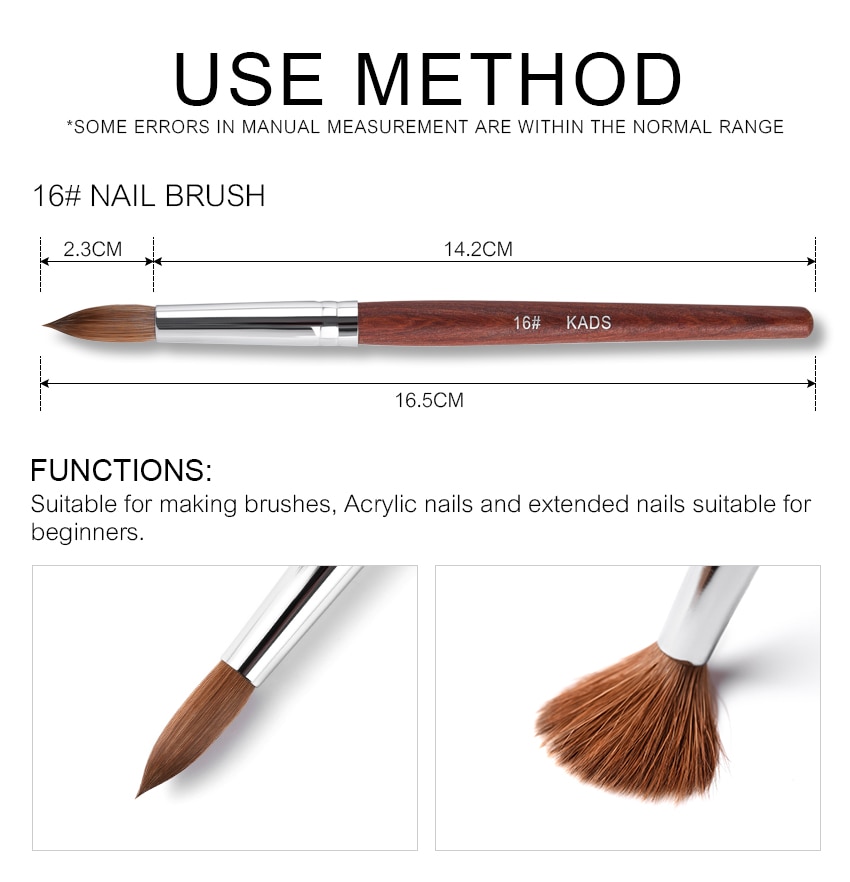 Professional Red Wood Brush