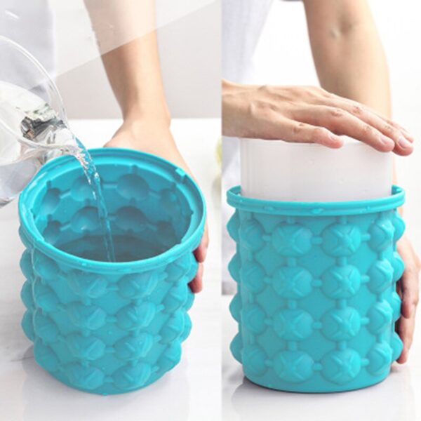 Round Silicone Ice Bucket - Image 6