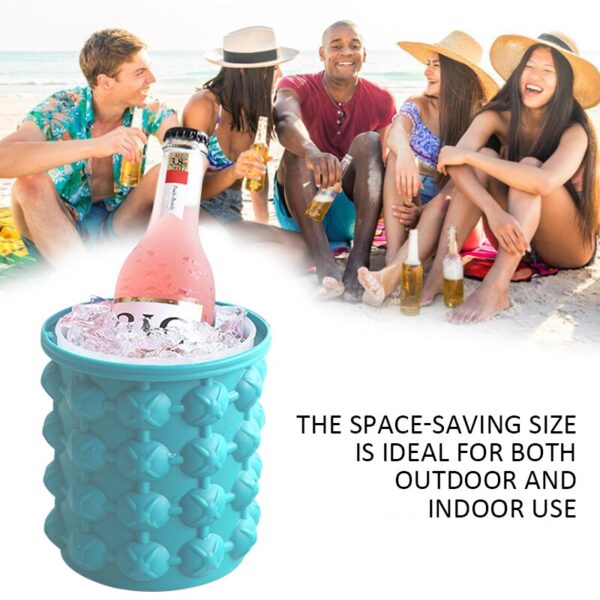 Round Silicone Ice Bucket - Image 4