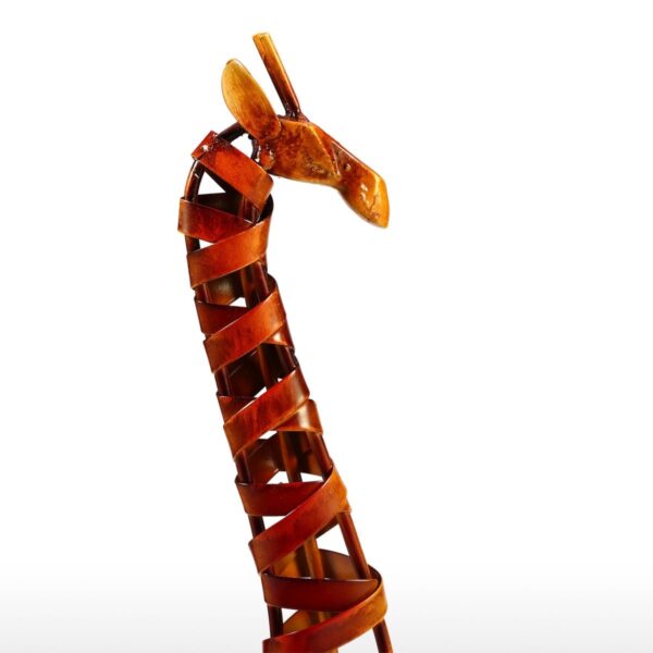 Iron Braided Giraffe Figurine - Image 4