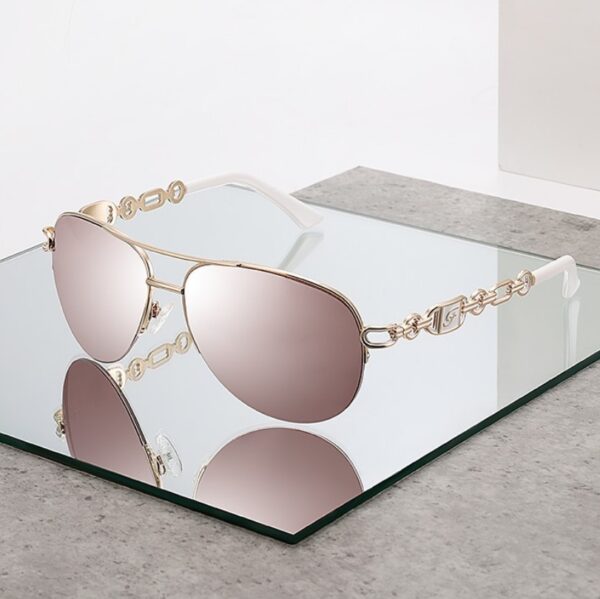 Women's Glam Aviator Sunglasses