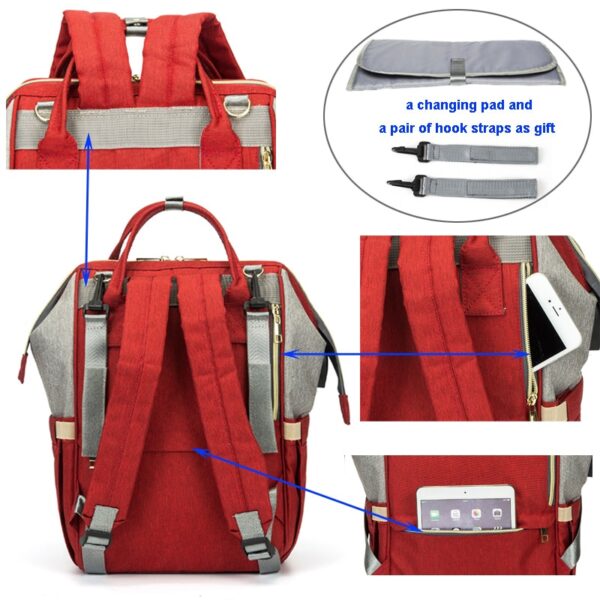 Waterproof Mommy Diaper Bag - Image 6