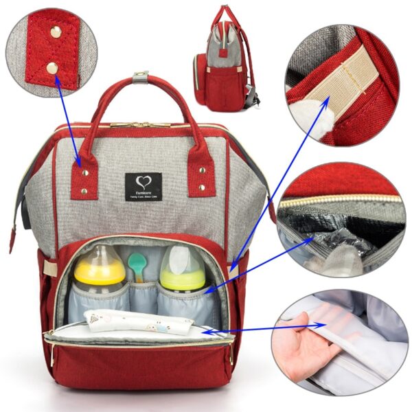 Waterproof Mommy Diaper Bag - Image 4