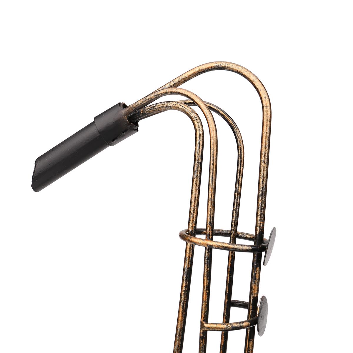 Metal Saxophone Shaped Bottle Holder