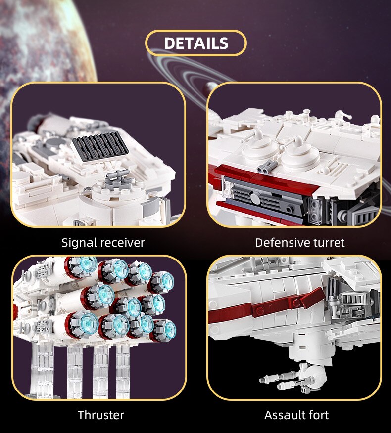 Interstellar Warship Building Blocks Model