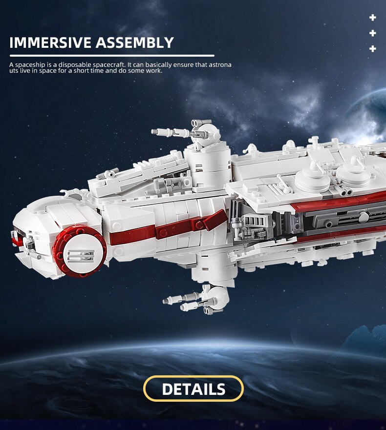 Interstellar Warship Building Blocks Model