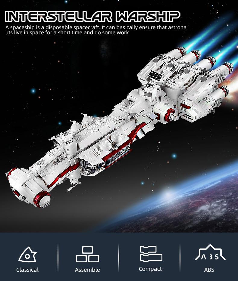 Interstellar Warship Building Blocks Model