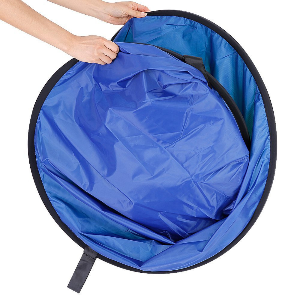 Folding Reversible Green and Blue Backdrop