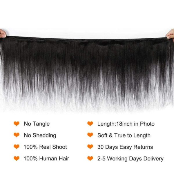 Straight Human Hair Bundles - Image 5