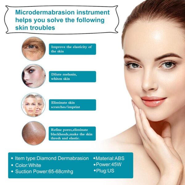 Professional Diamond Microdermabrasion Machine for Home Using - Image 7