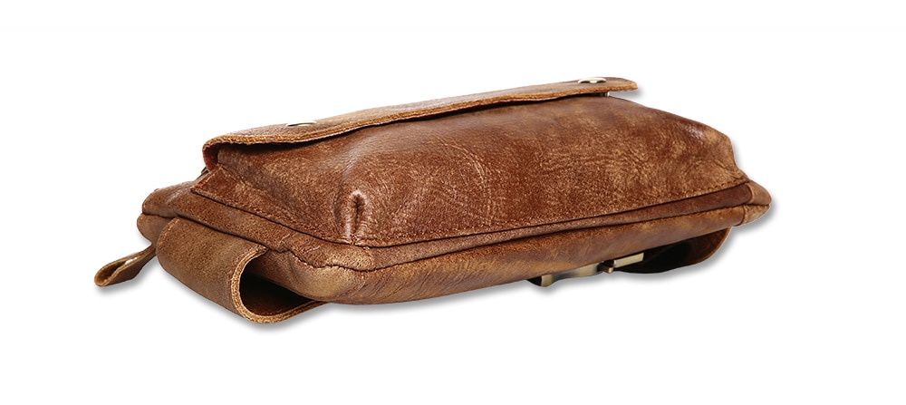 Men's Casual Genuine Leather Waist Bag