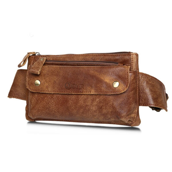 Men's Casual Genuine Leather Waist Bag