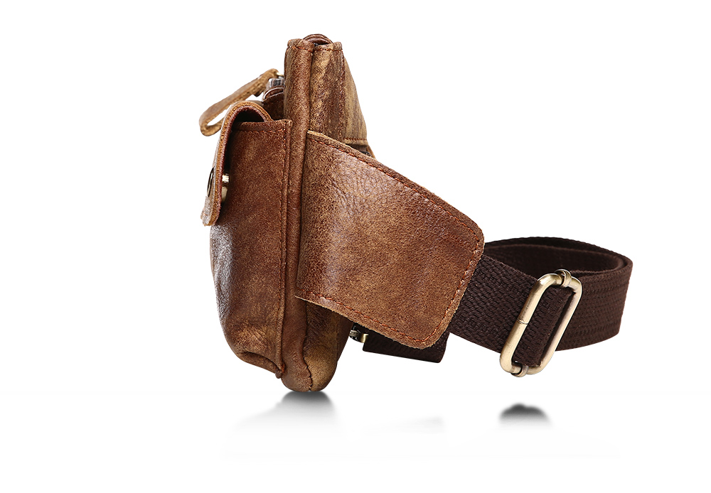 Men's Casual Genuine Leather Waist Bag