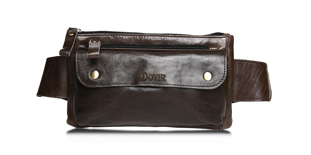 Men's Casual Genuine Leather Waist Bag