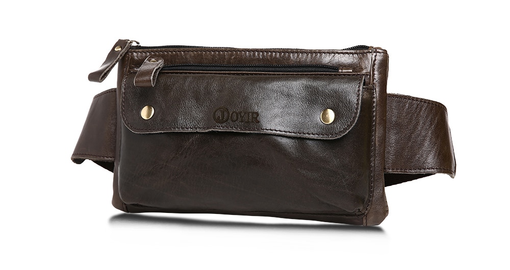 Men's Casual Genuine Leather Waist Bag