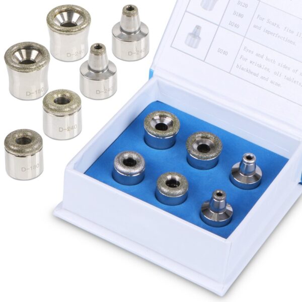 Diamond Microdermabrasion Dermabrasion Tips Set 9 Pcs - Image 7