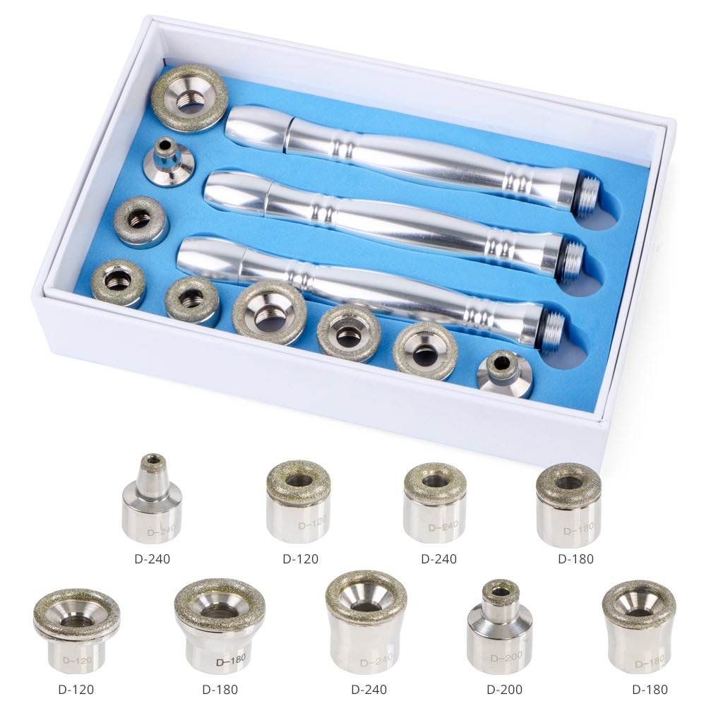 Diamond Microdermabrasion Dermabrasion Tips Set 9 Pcs