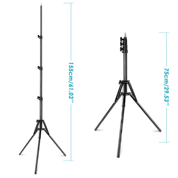 Outer LED Ring Light with Light Stand and Soft Tube Color Filter - Image 6