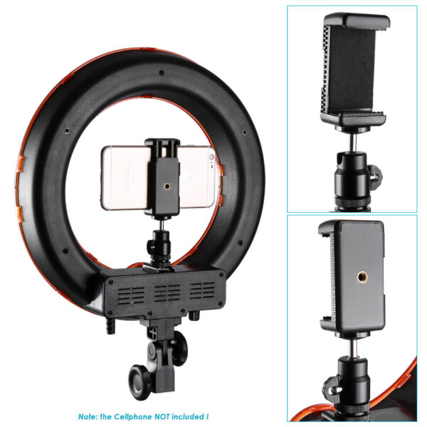 Outer LED Ring Light with Light Stand and Soft Tube Color Filter - Image 5