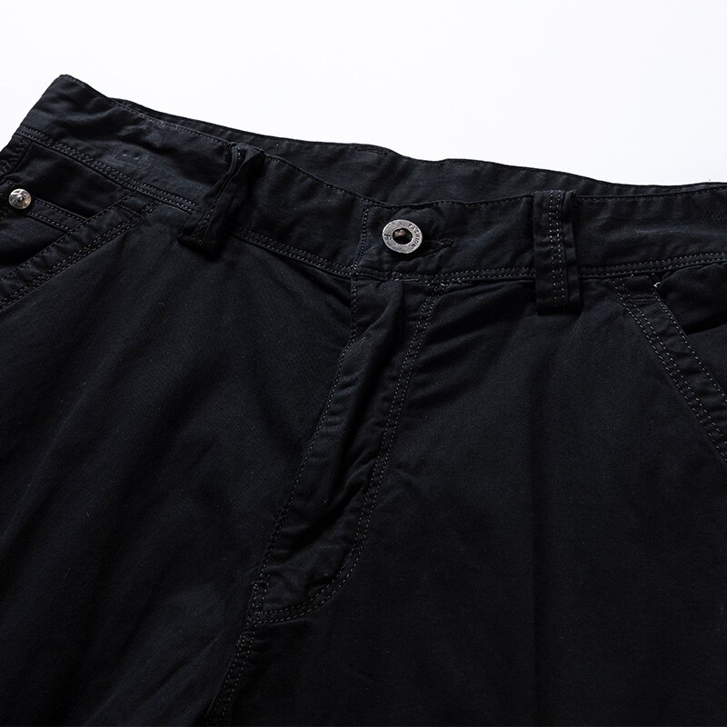 Men's Solid Color Cargo Shorts