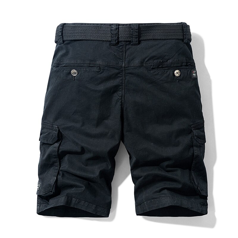 Men's Solid Color Cargo Shorts