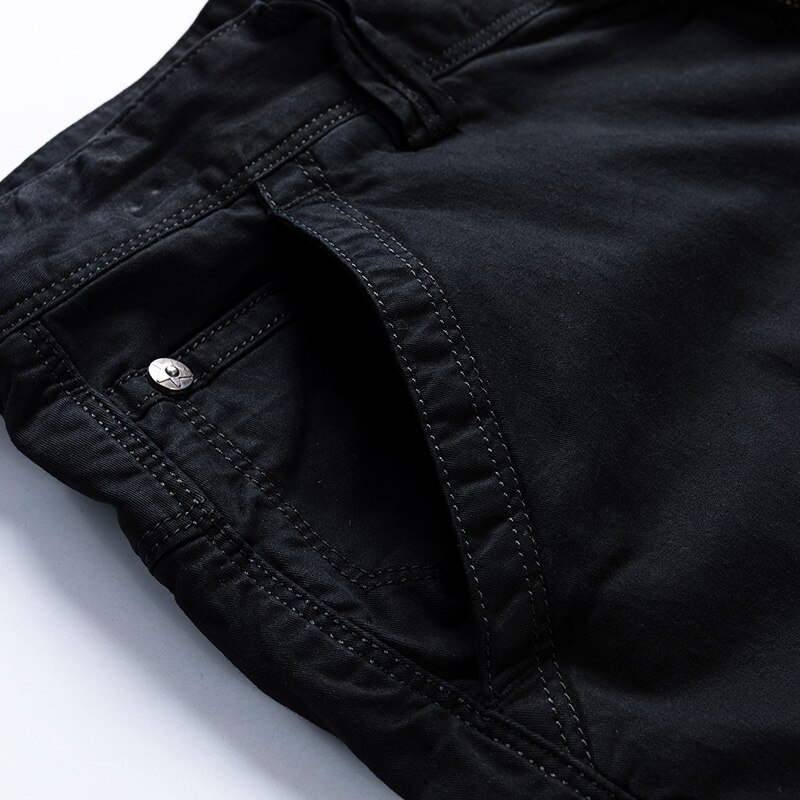 Men's Solid Color Cargo Shorts