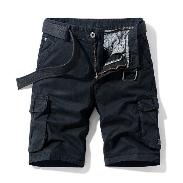 Men's Solid Color Cargo Shorts