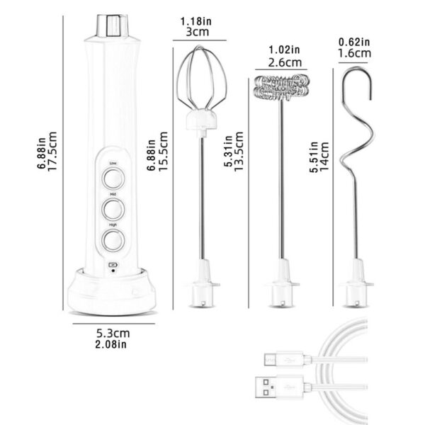 Adjustable Speed Electric Whisk - Image 8