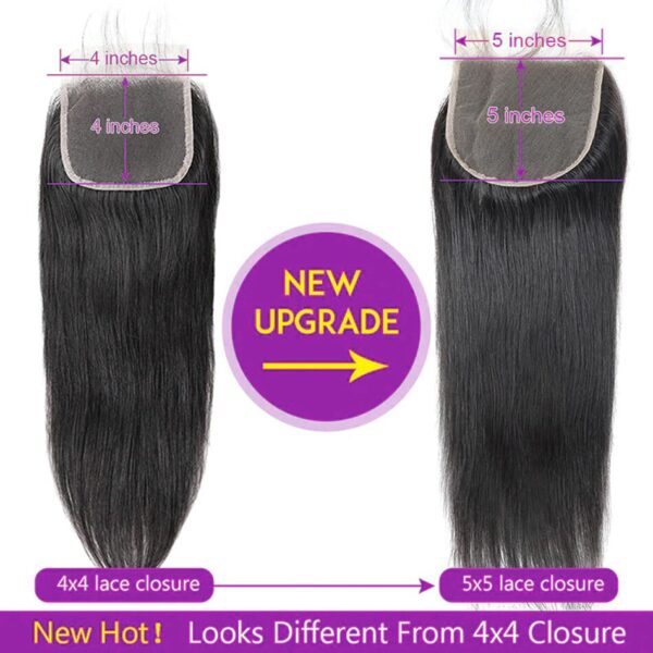 Straight Remy Hair Lace Closure - Image 7