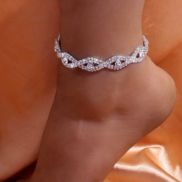 Women's Boho Crystal Anklet - Image 4