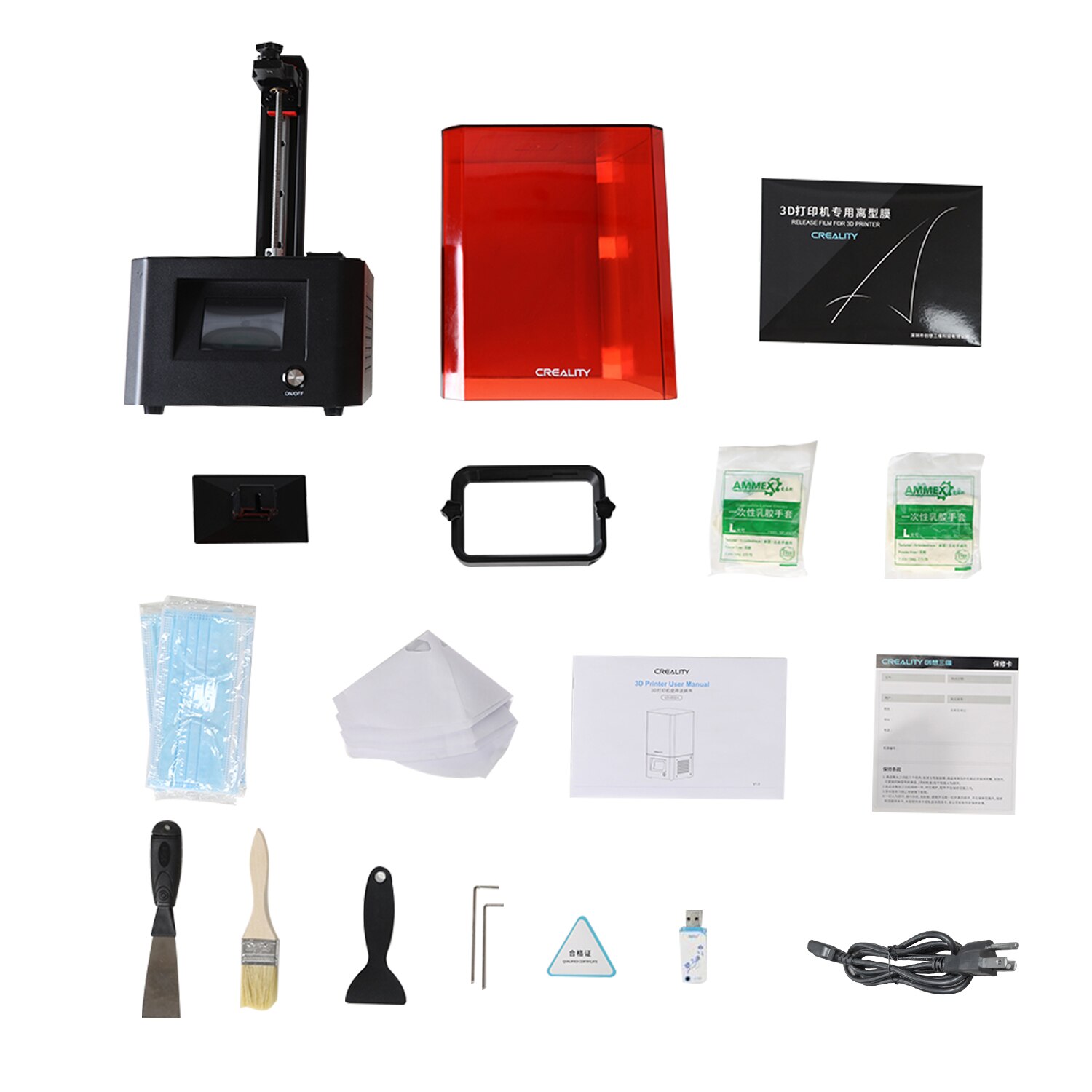 UV Photocuring 2K High Resolution LCD Resin 3D Printer