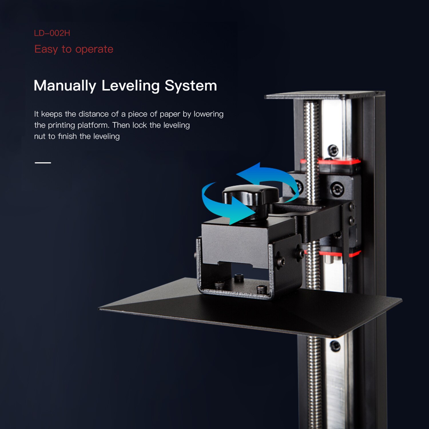 UV Photocuring 2K High Resolution LCD Resin 3D Printer