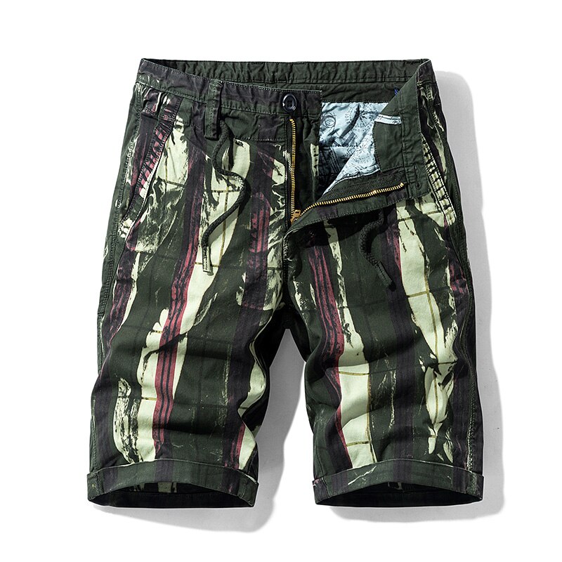 Men's Striped Cargo Shorts