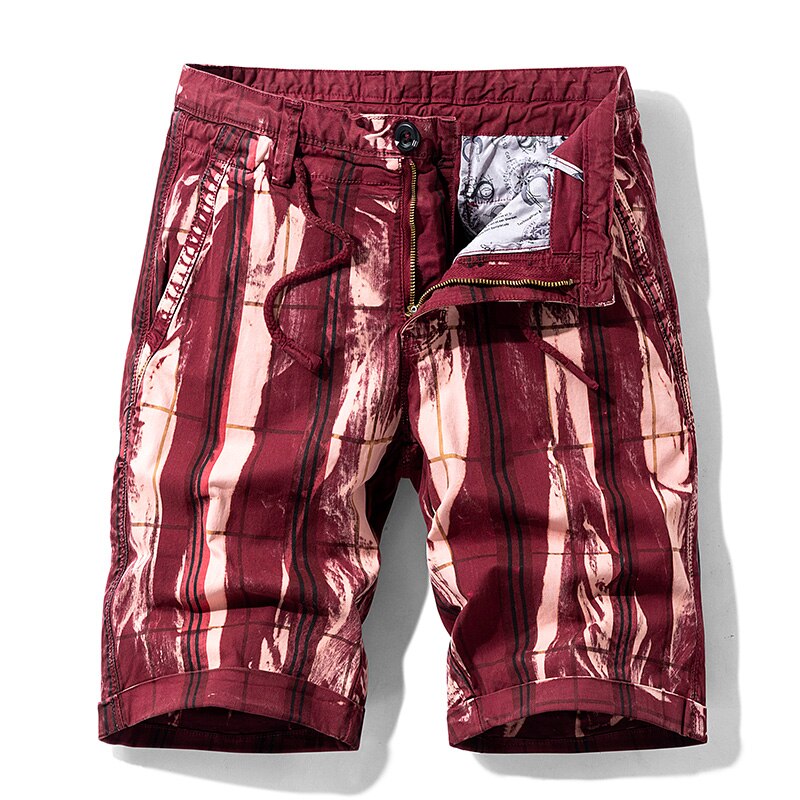 Men's Striped Cargo Shorts